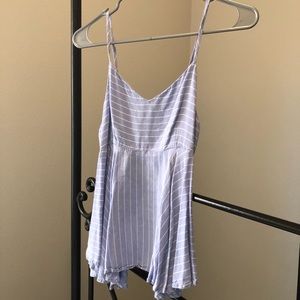 Stripe Tank with tie back